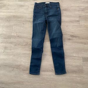 Madewell 10-Inch High Rise Skinny Jeans Hayes 26